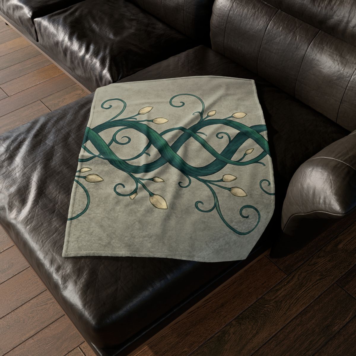 Vine Helix Tangle stylish throw blankets