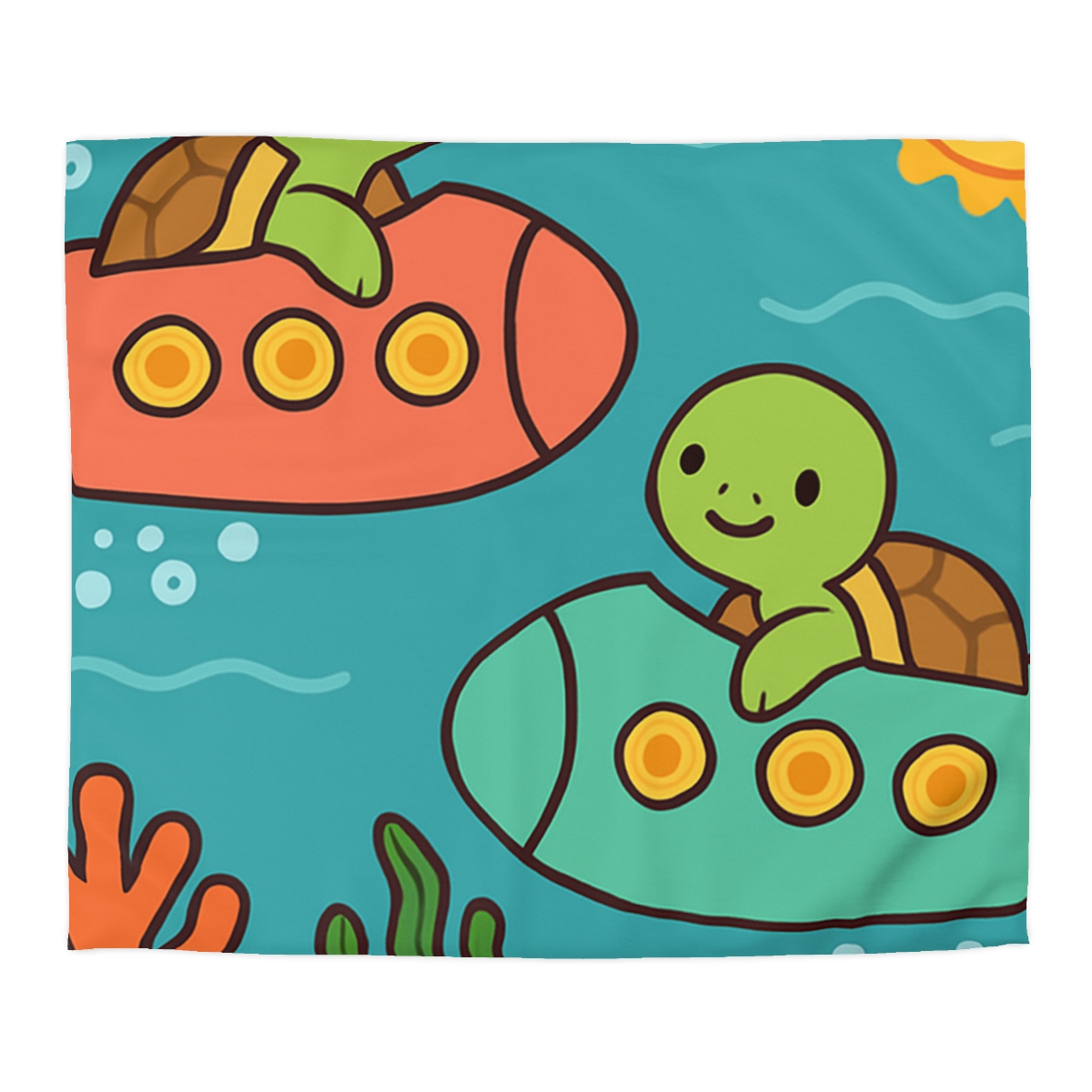 Rainbow Reef Rocket Race duvets for gifts