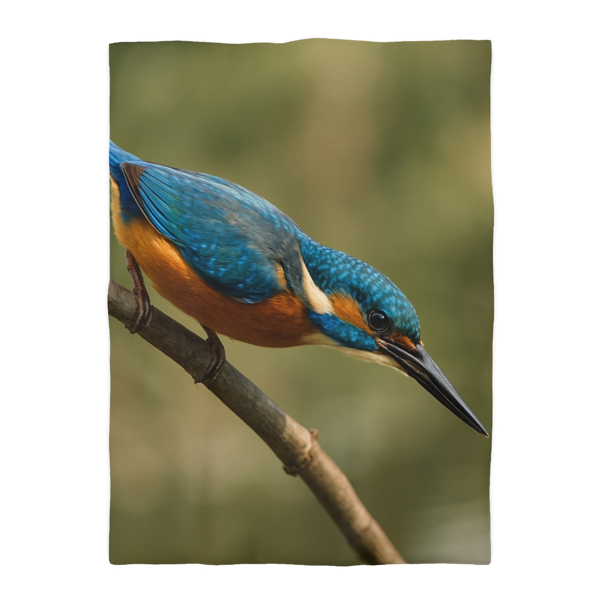 Kingfisher Sapphire Dive unique patterned duvets