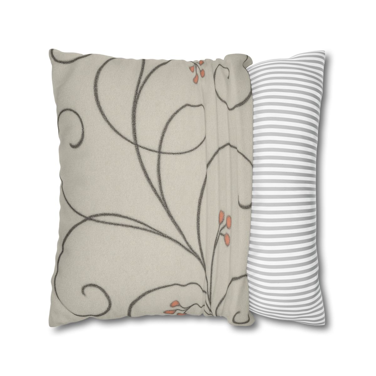 Tendril Lace Panorama personalized pillow covers