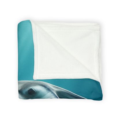 Silk Wing Drift Manta Ray personalized cozy blankets