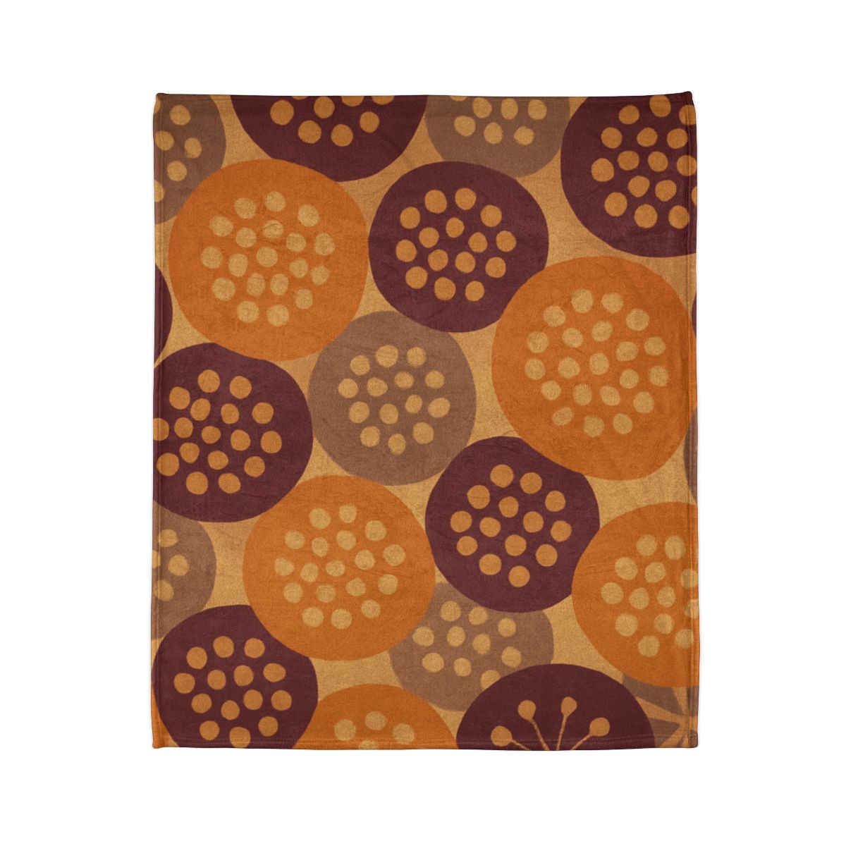 Seed Pod Cluster Mosaic custom blankets