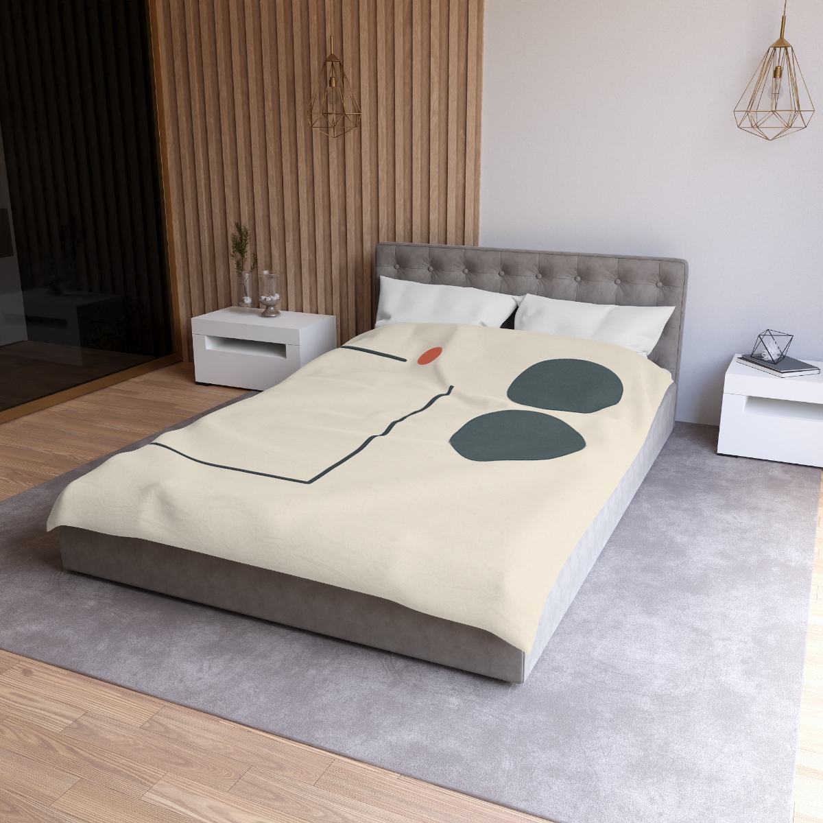 Broken Frame And Drifting Pair trendy bedroom duvets