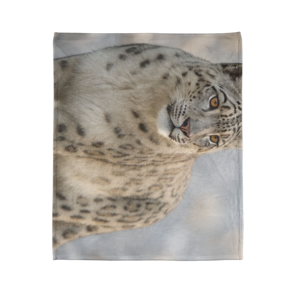 Summit Ghost Snow Leopard decorative home blankets