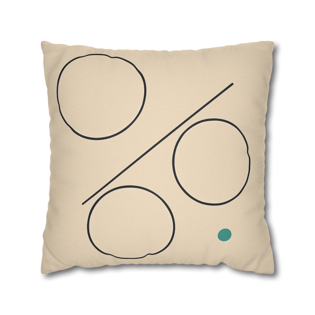 Triad Discs With Shared Tangent Line personalized pillow covers