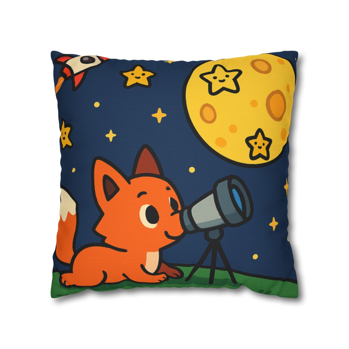 Stargazer Fox In The Moon Meadow unique gift pillow cases