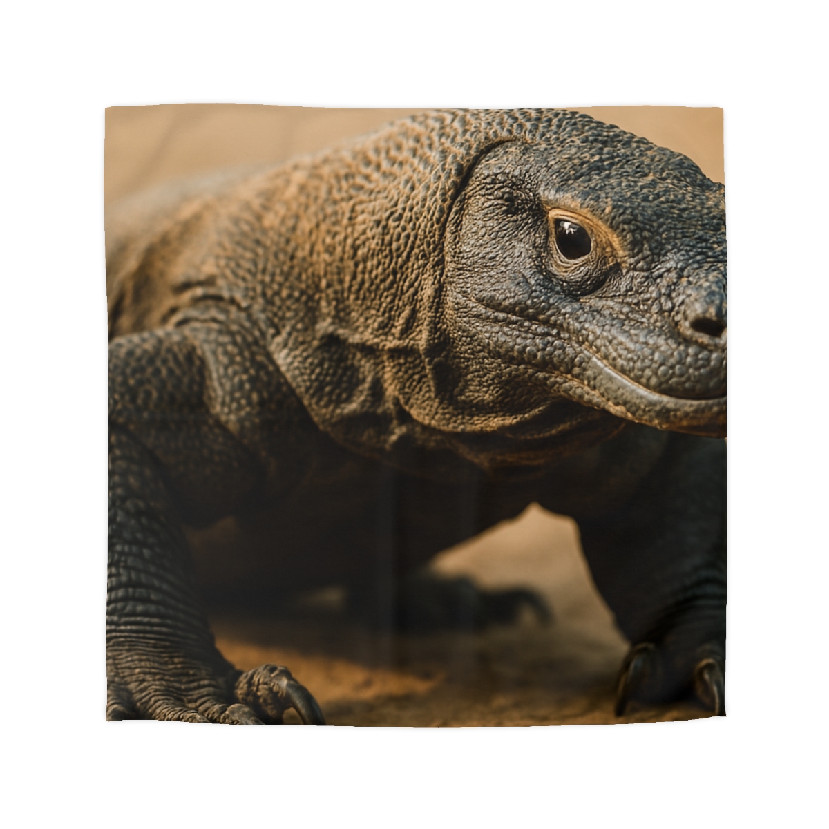 Ancient Sentinel Komodo Dragon unique patterned duvets
