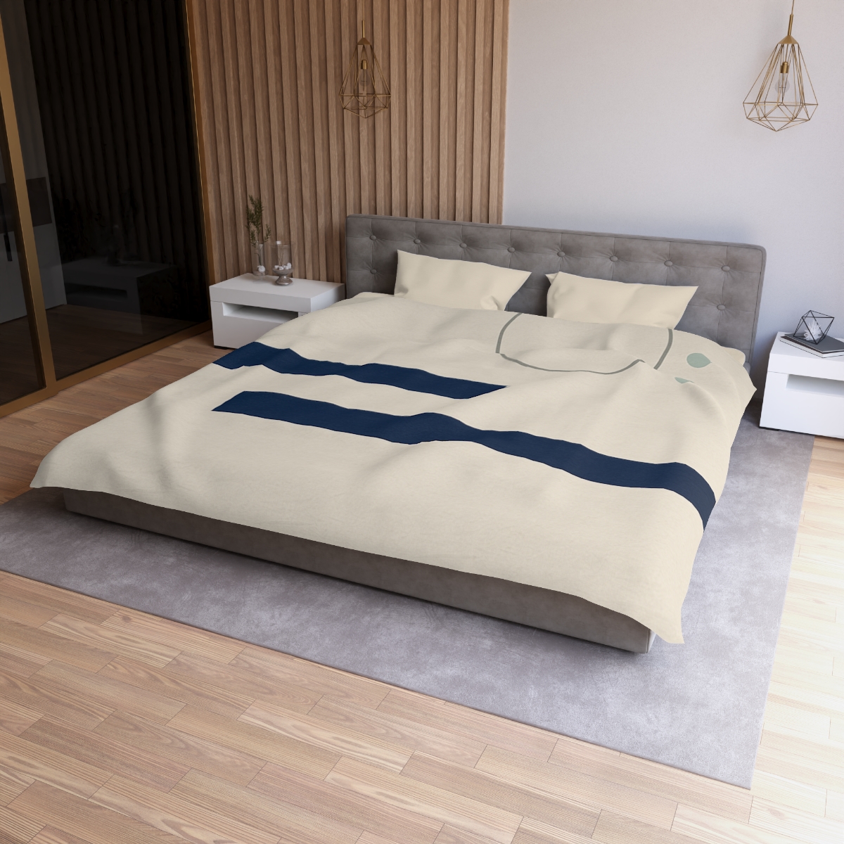 Twin Bars And Quiet Dot Cluster stylish duvet covers