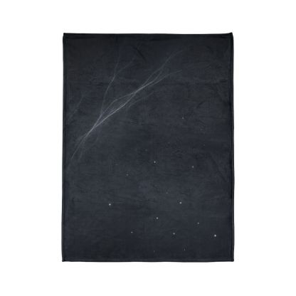 Void Silk Filament Drift designer printed blankets