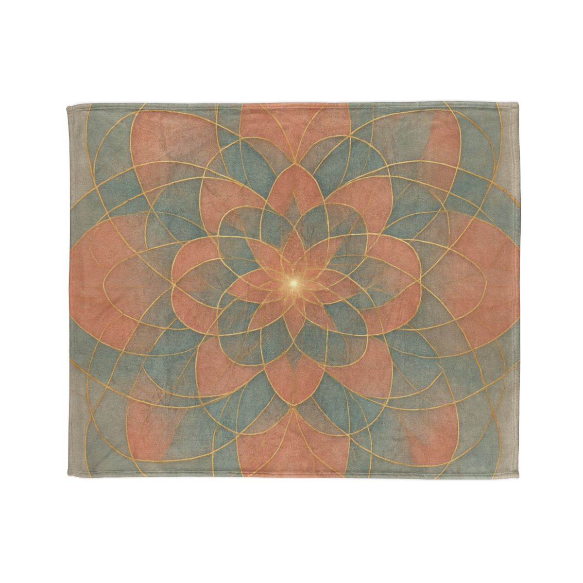 Petal Orbit Lattice decorative home blankets