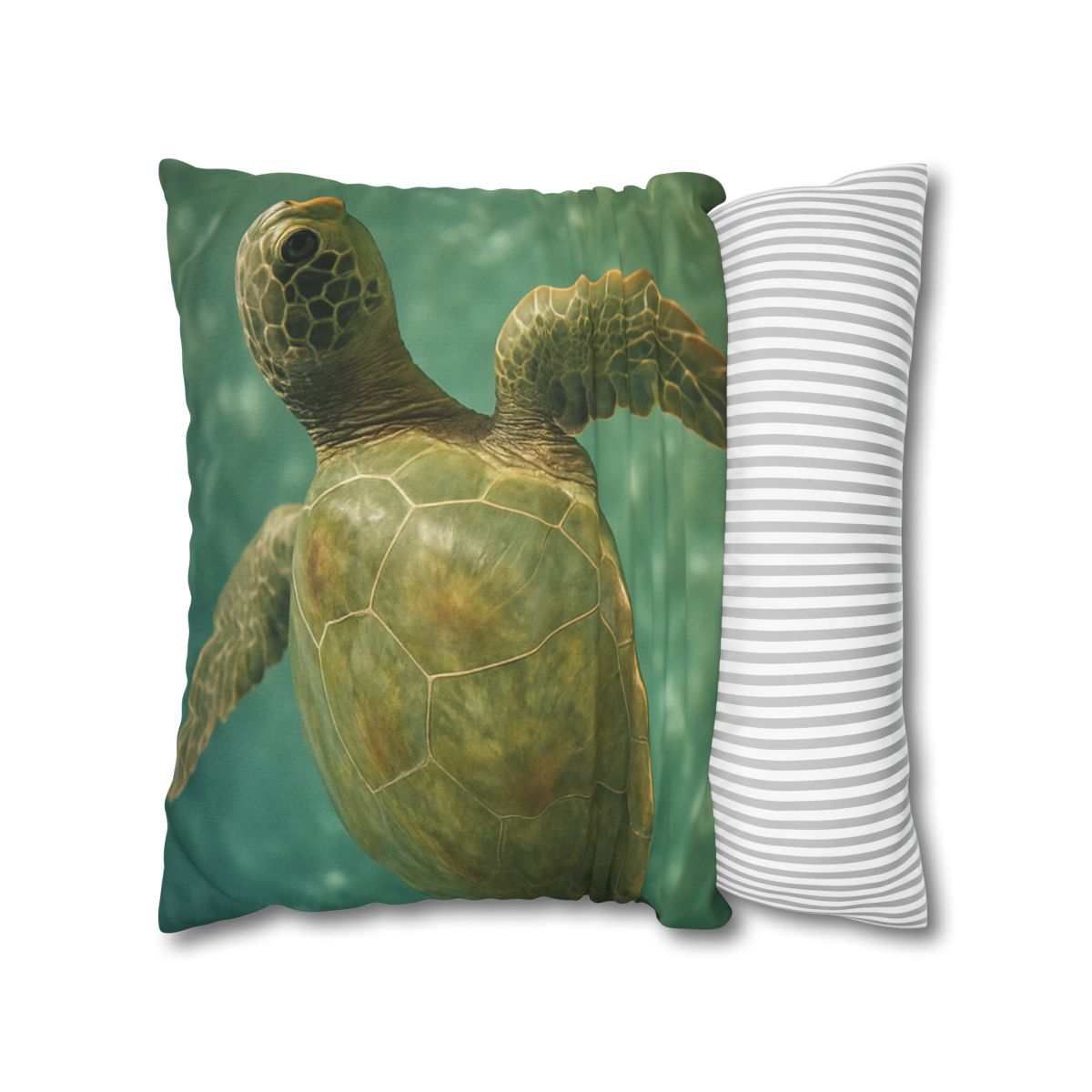 Sea Lantern Green Sea Turtle soft cotton pillow cases