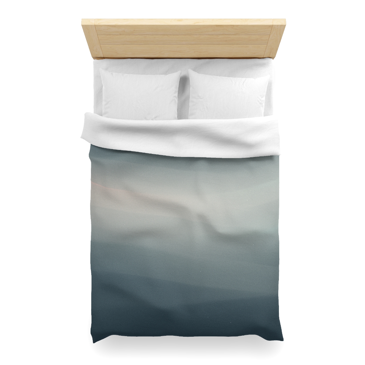 Dark Energy Veil Gradient designer printed duvets