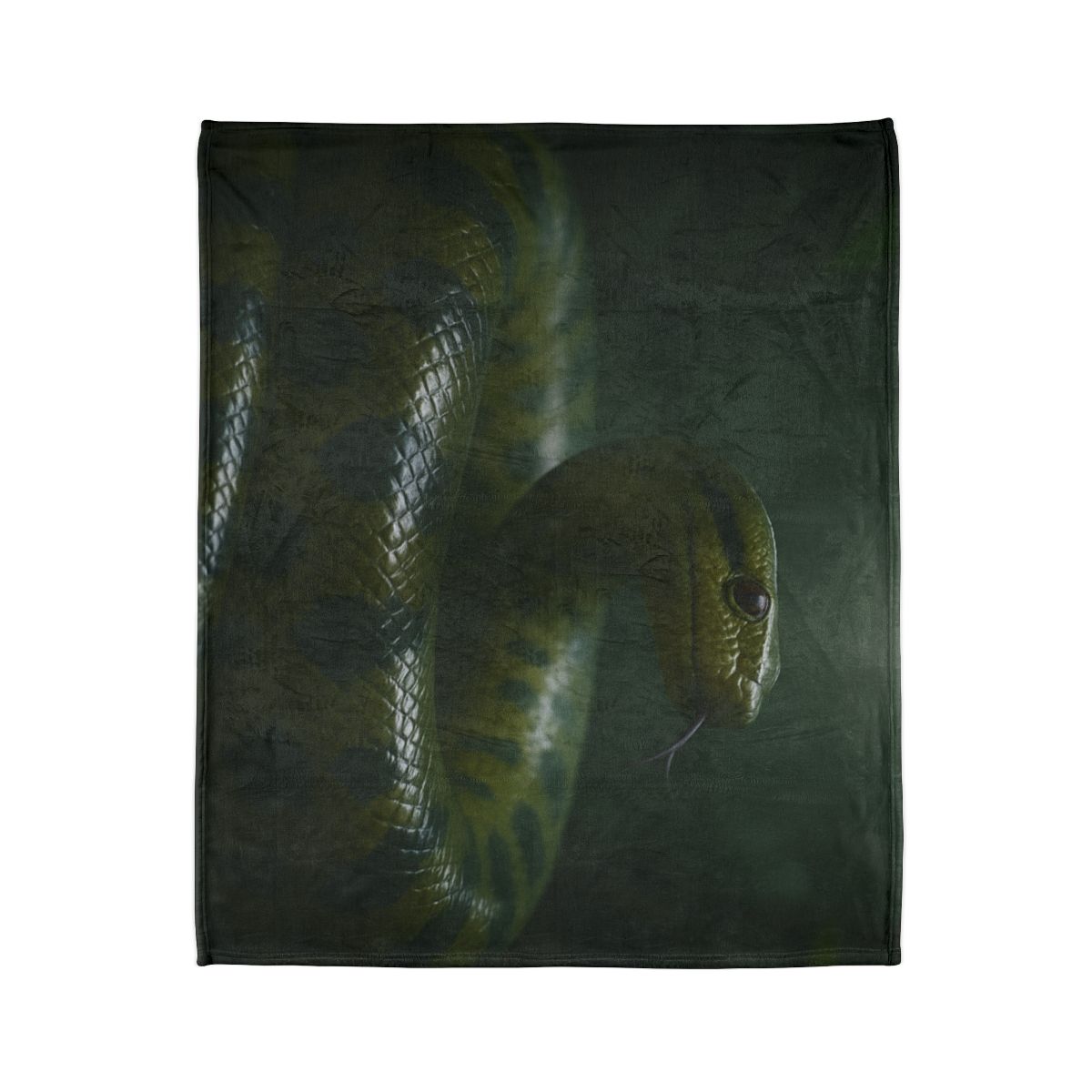 Starlit Coil Green Anaconda trendy patterned blankets