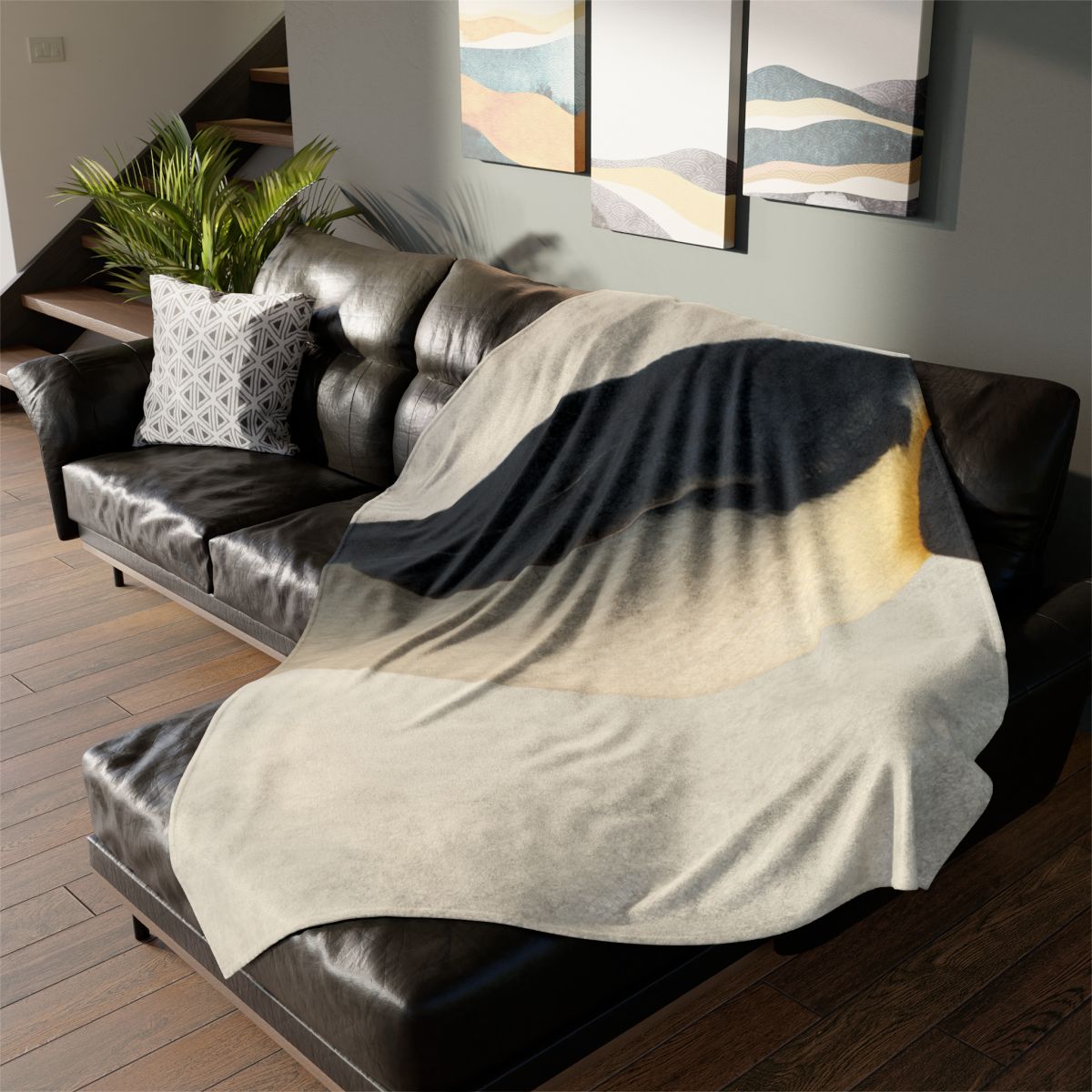 Aurora Hush Emperor Penguin decorative home blankets