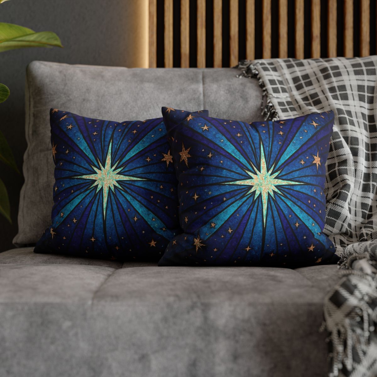 Starburst Cathedral designer print pillow cases