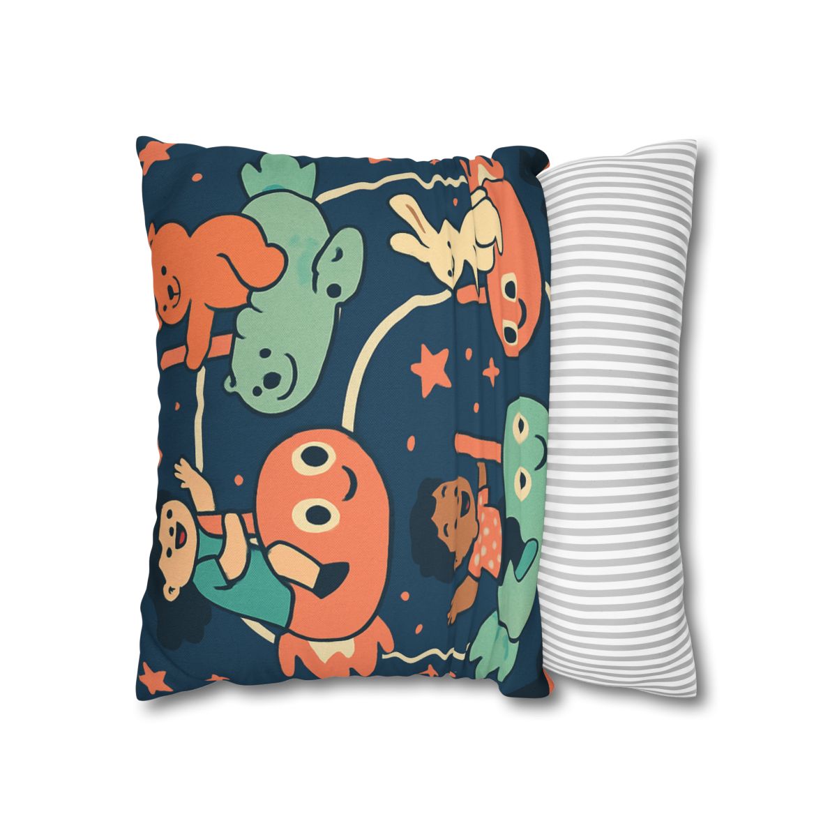 Comet Carousel Park designer print pillow cases