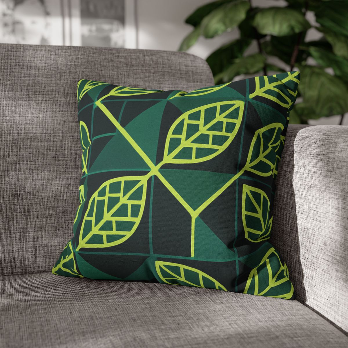 Veinwork Geometry Grid unique gift pillow cases