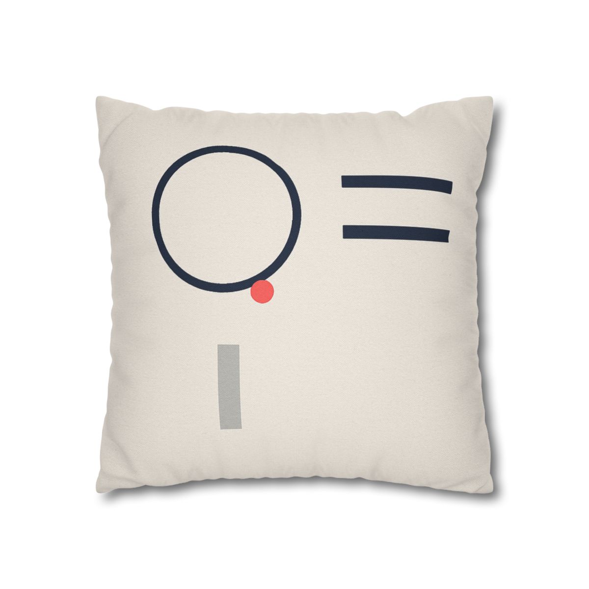 Quiet Orbit With Offset Bars designer print pillow cases