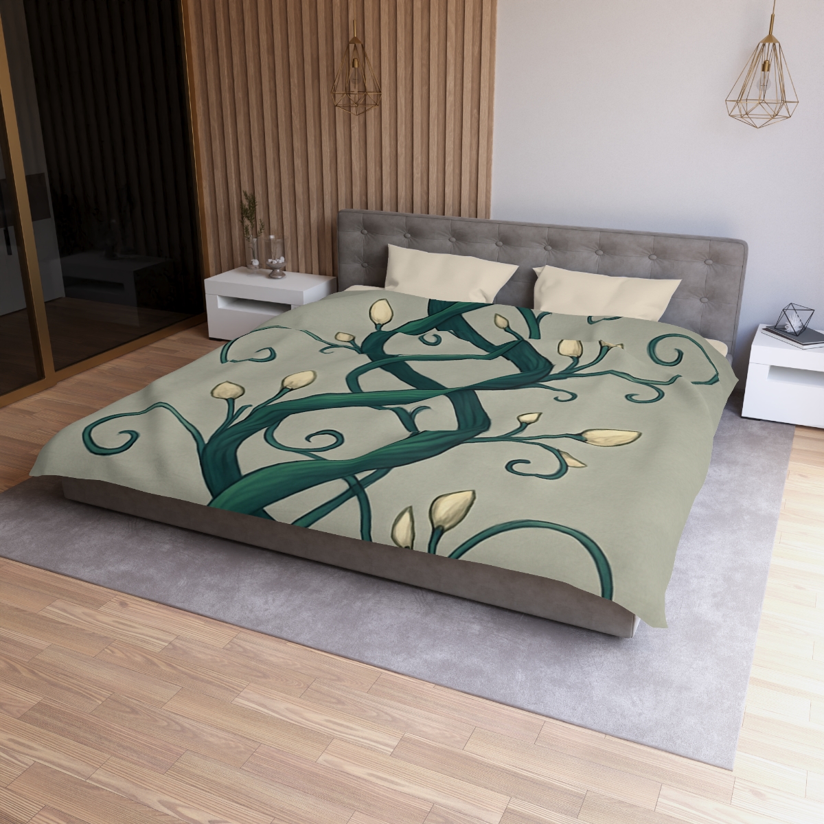 Vine Helix Tangle trendy bedroom duvets