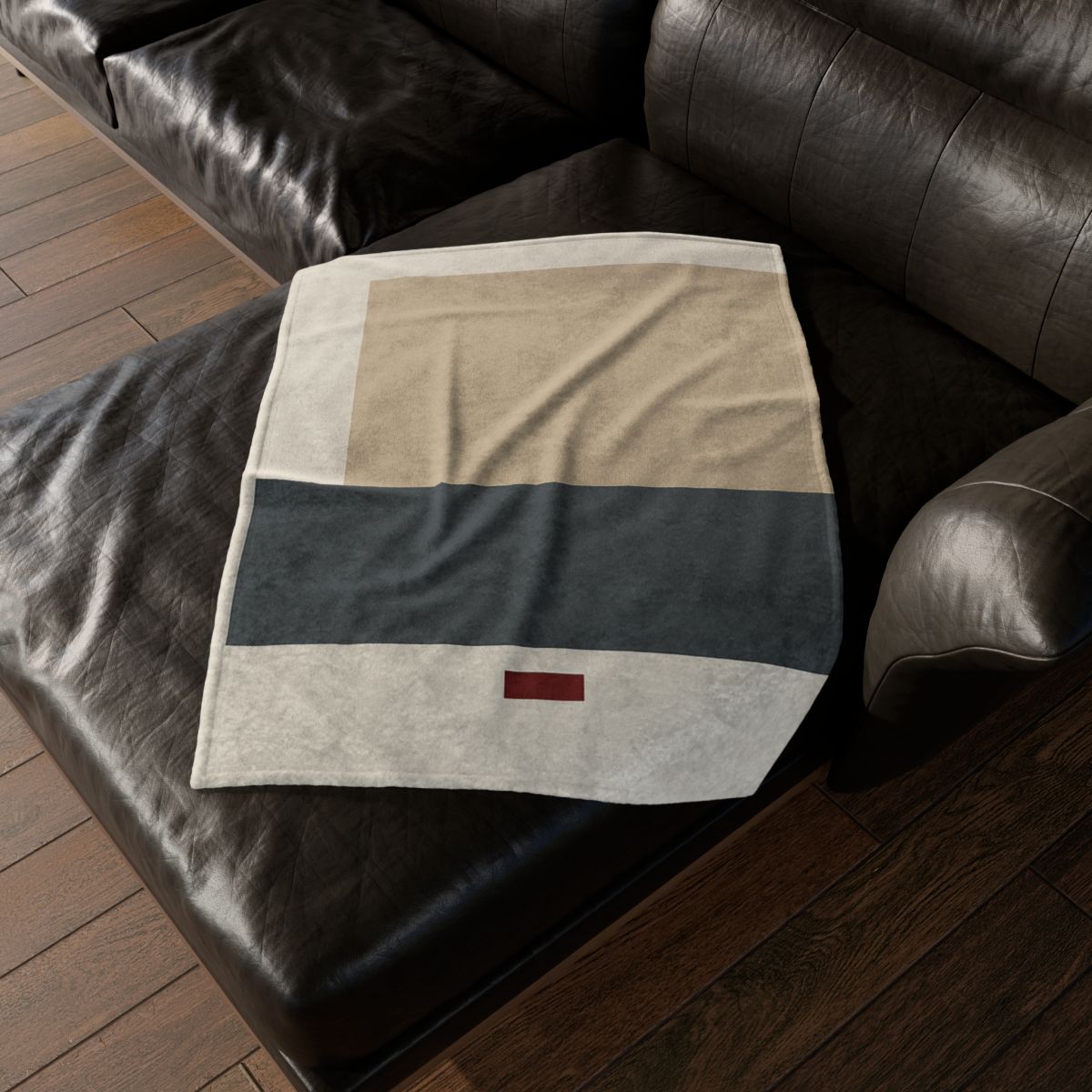 Offset Squares With Calm Corridor custom blankets
