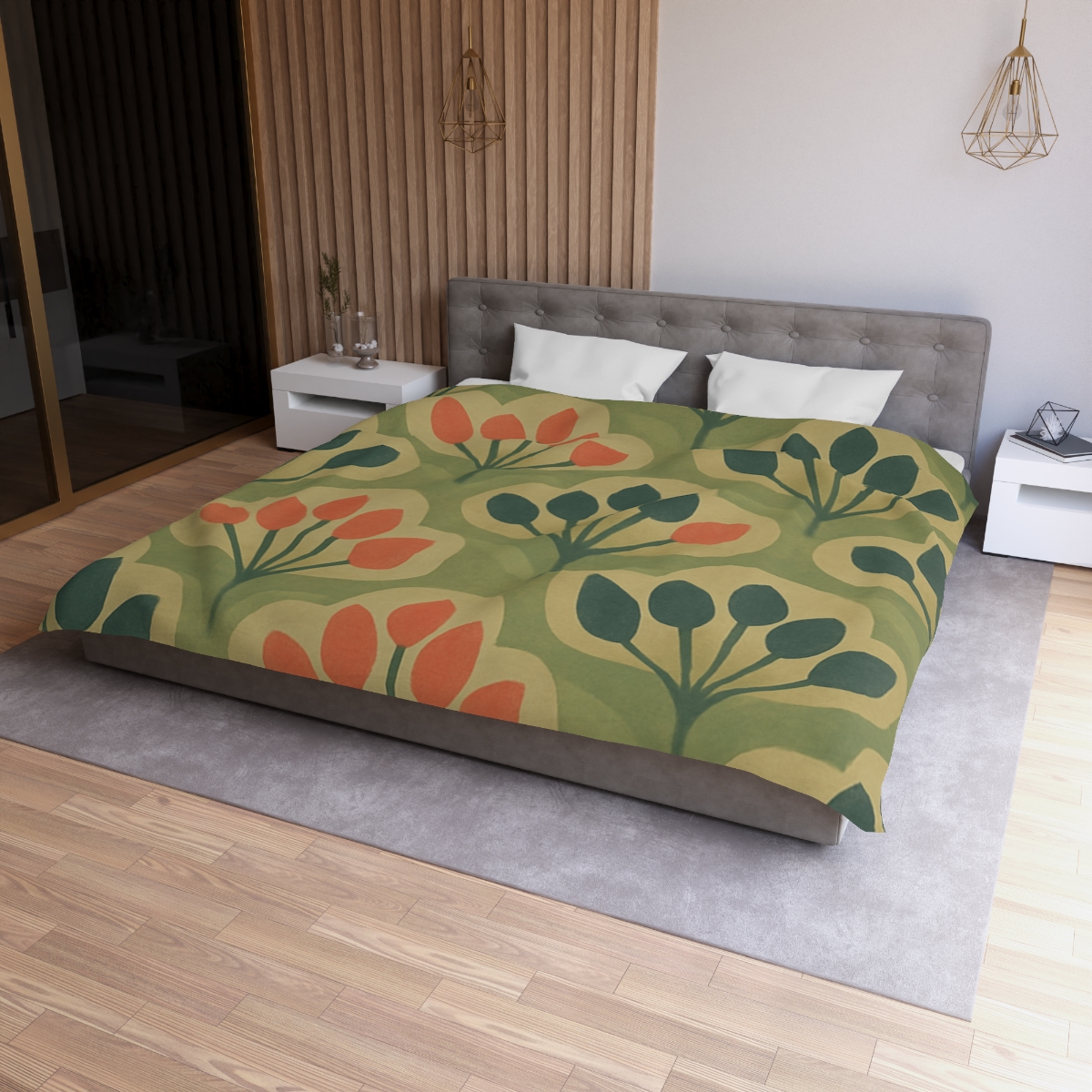 Bud Cluster Tapestry personalized bedding duvets