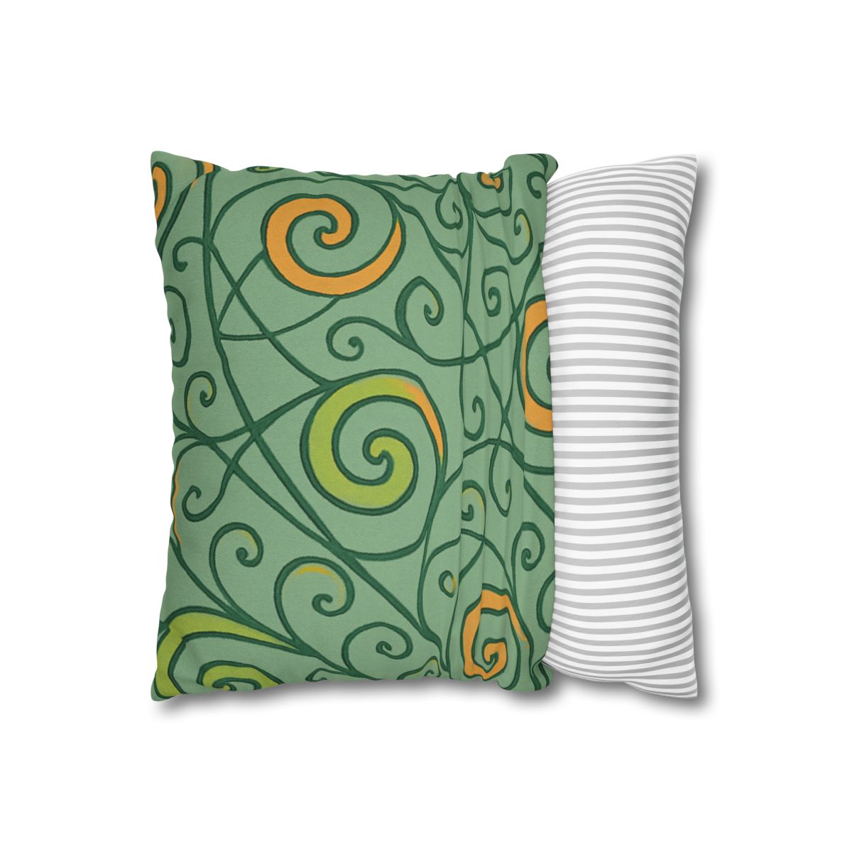 Tendril Spiral Lattice soft cotton pillow cases