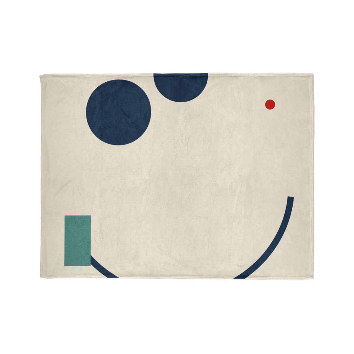 Staggered Arc With Three Points designer printed blankets