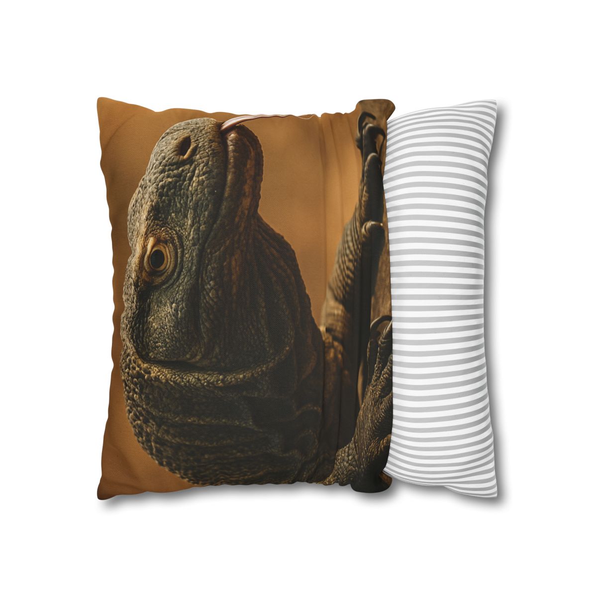 Ancient Sentinel Komodo Dragon trendy patterned pillow cases