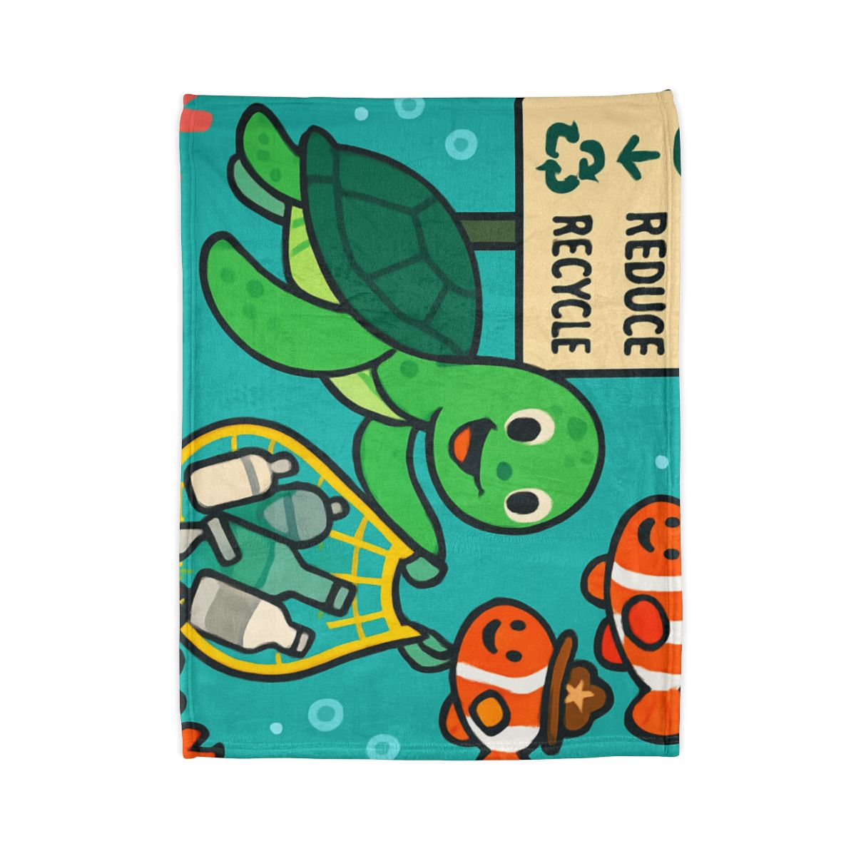 Coral Reef Recycling Rangers unique gift blanketscustom blankets