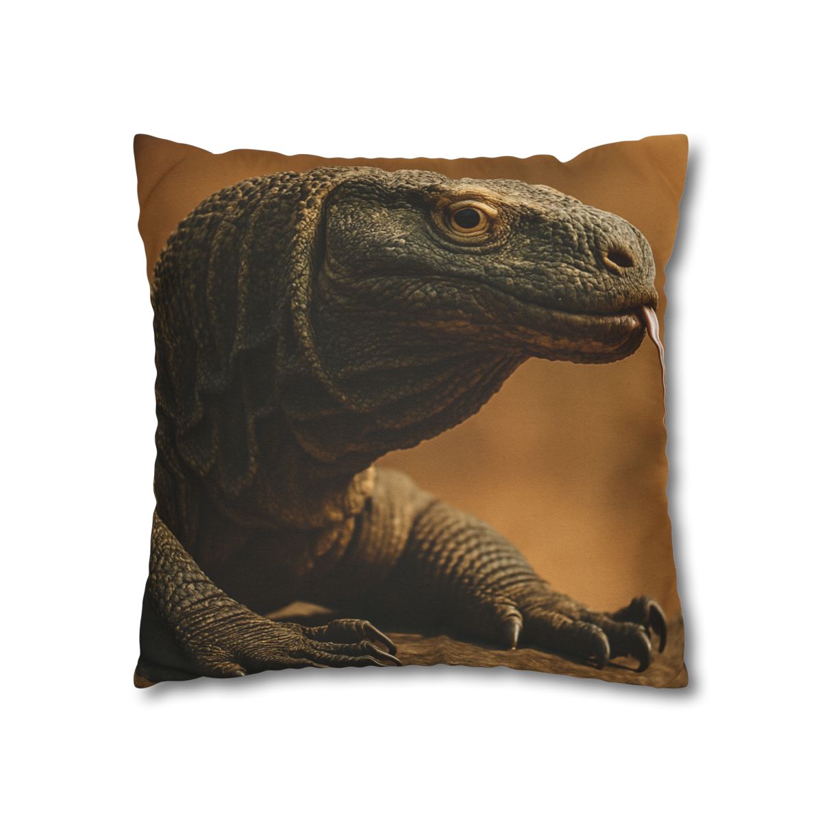 Ancient Sentinel Komodo Dragon trendy patterned pillow cases