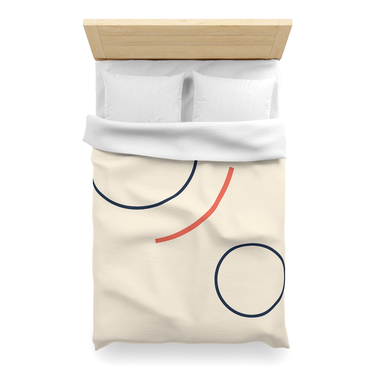 Orbit Gap Circle Pair unique patterned duvets