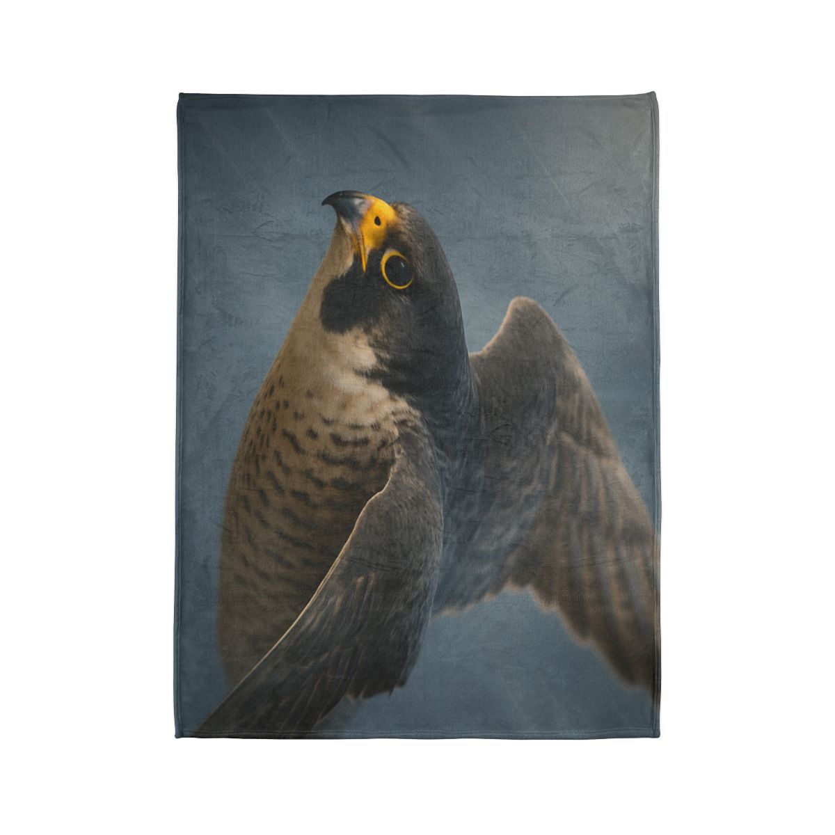 Comet Dive Peregrine Falcon personalized cozy blankets