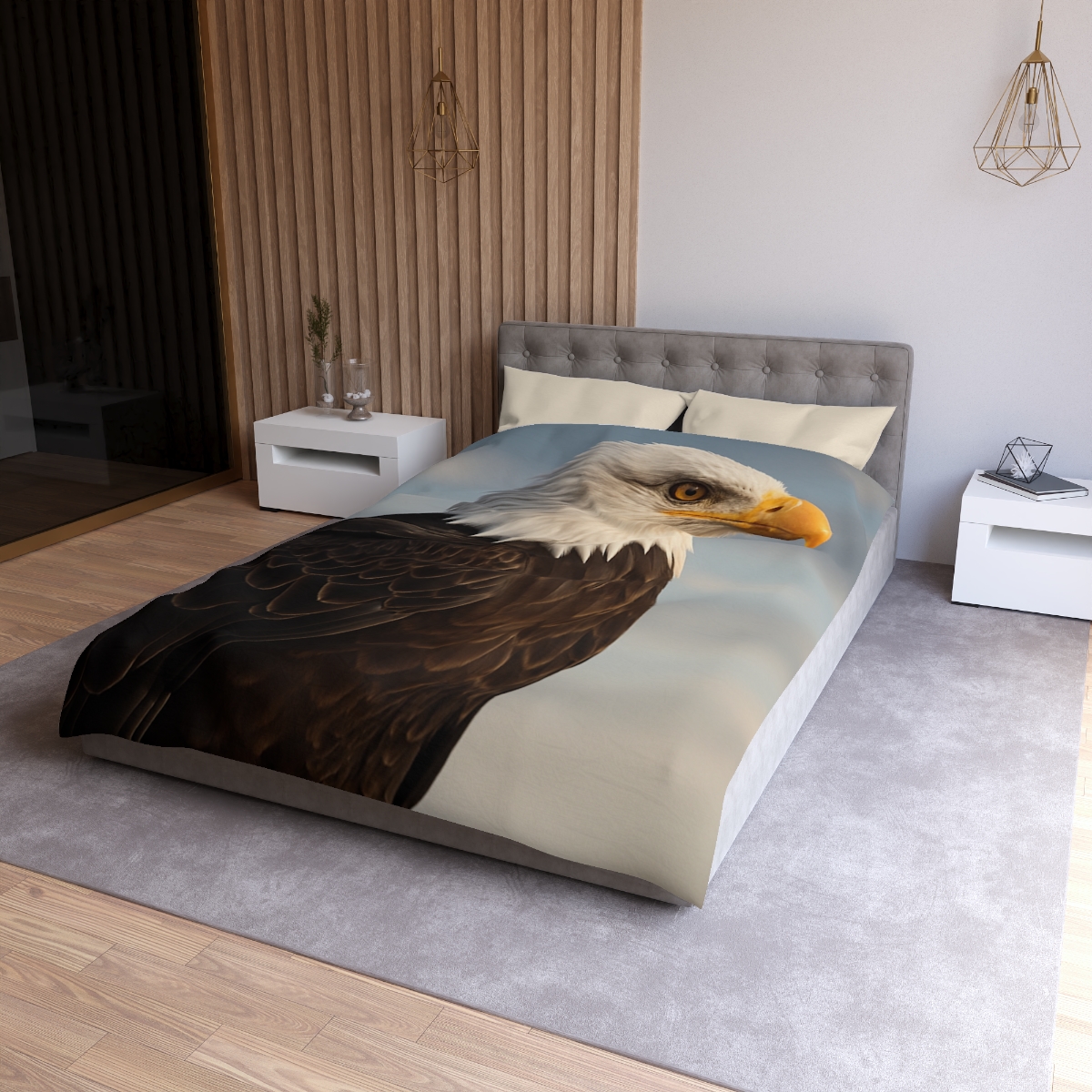 Sky Sovereign Bald Eagle custom duvets