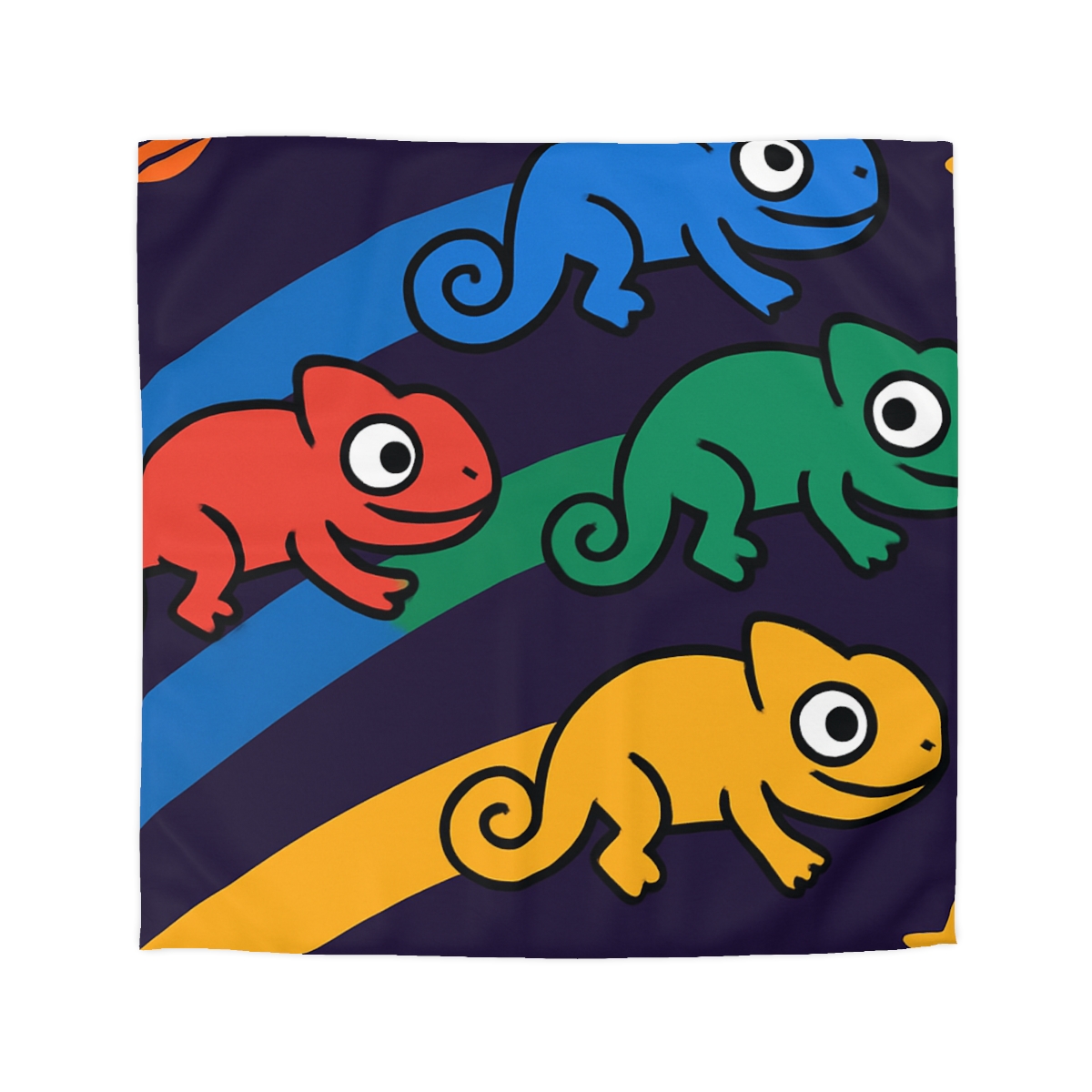 Comet Chameleons Color Changing Race stylish duvet covers