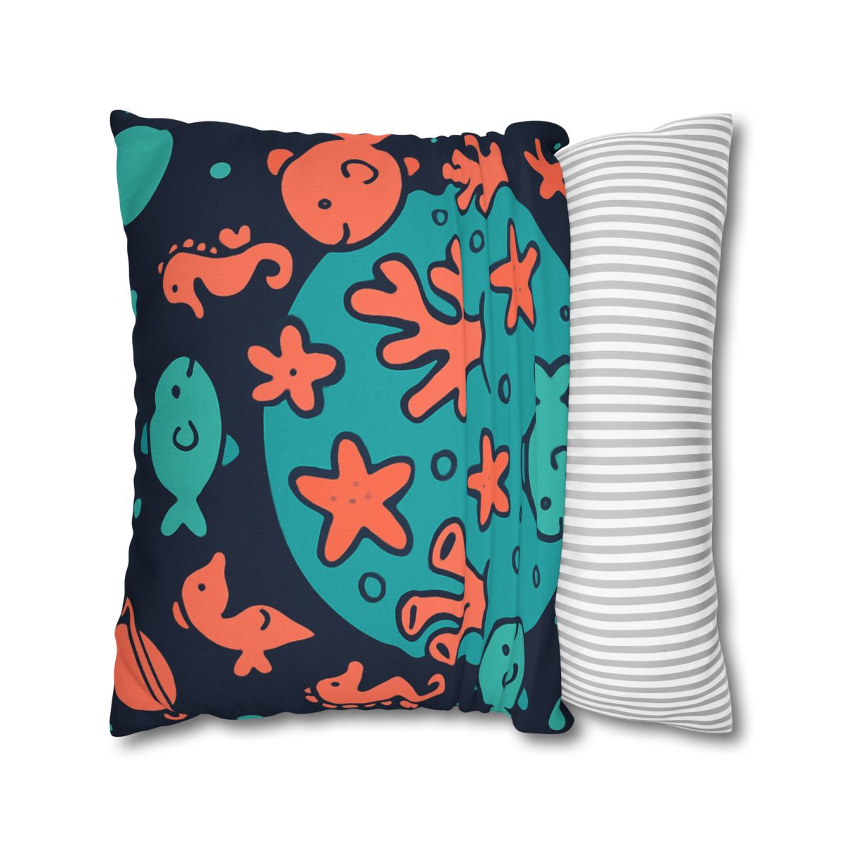 Cosmic Coral Reef Planet stylish decorative pillowcases