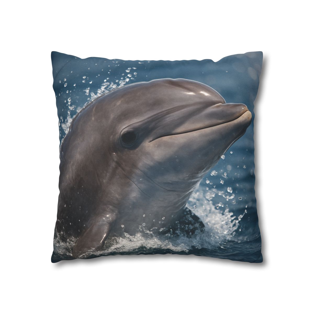 Mirrorflash Common Bottlenose Dolphin designer print pillow cases