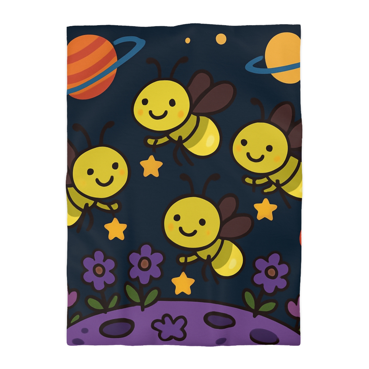 Galaxy Garden Of Singing Fireflies stylish duvet covers