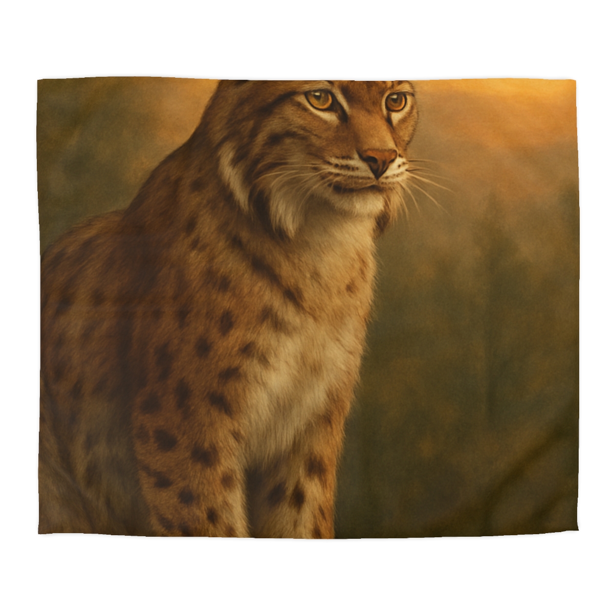 Twilight Prowler Lynx personalized bedding duvets