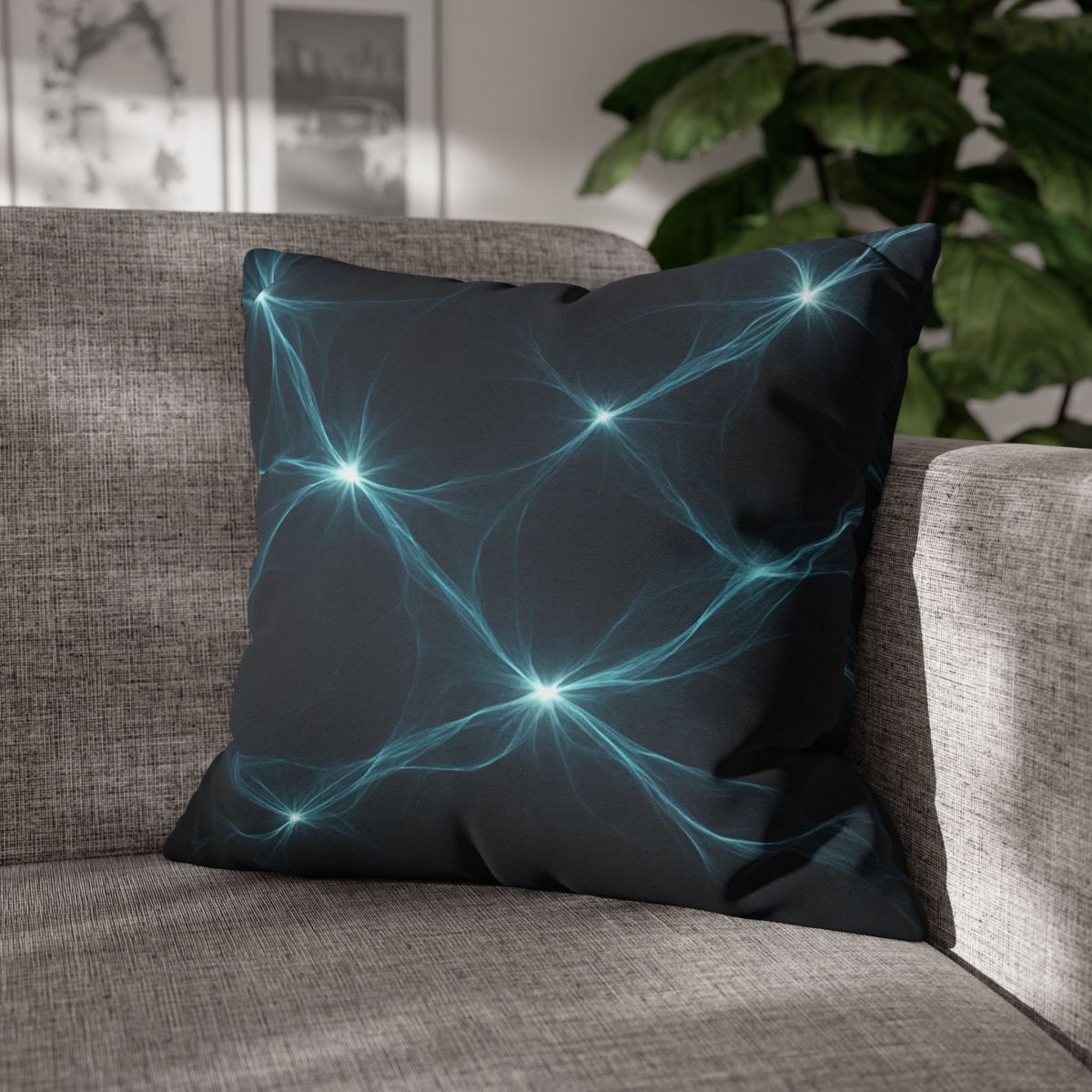 Cosmic Silk Filament Tapestry soft cotton pillow cases