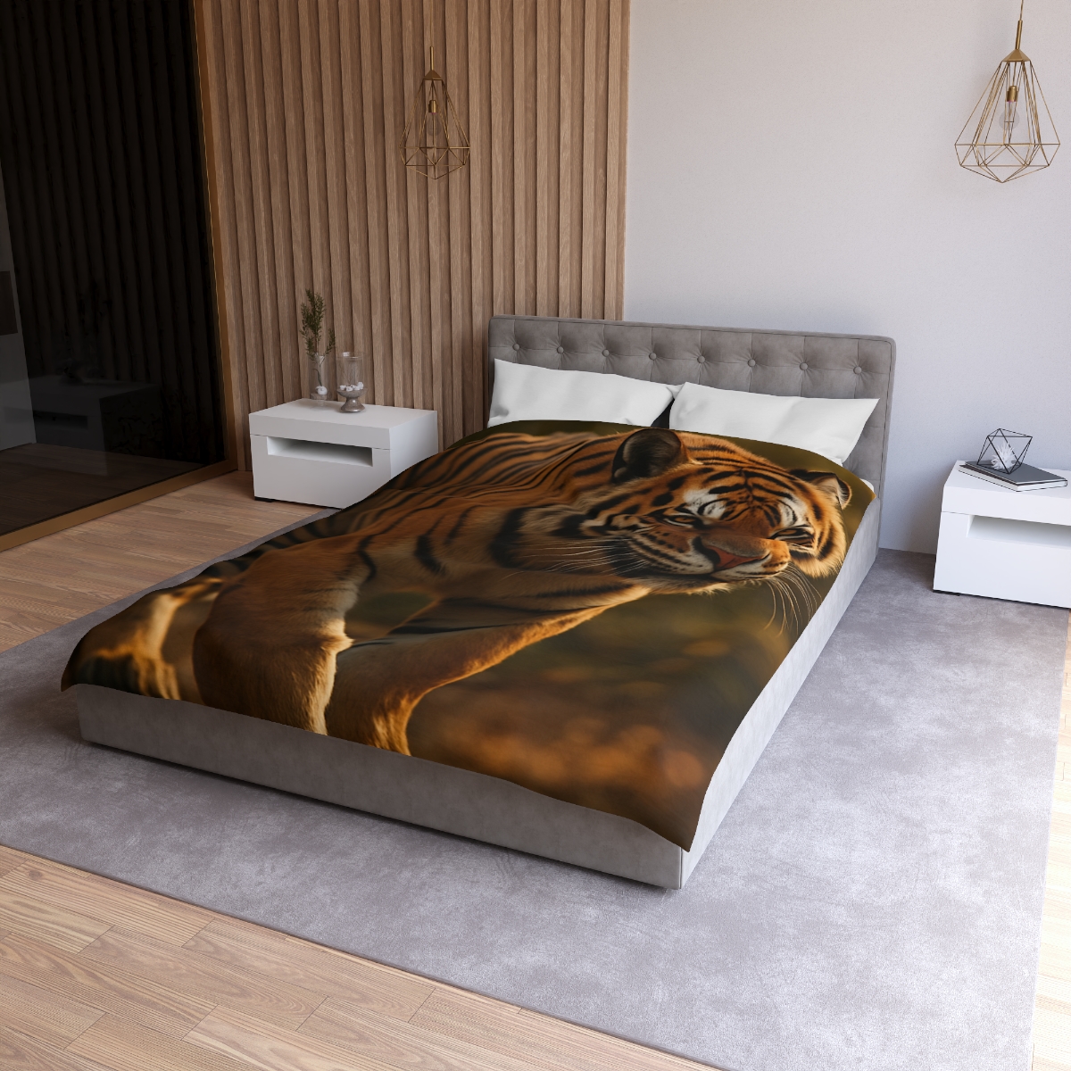 Forest Stalker Bengal Tiger duvets for gifts