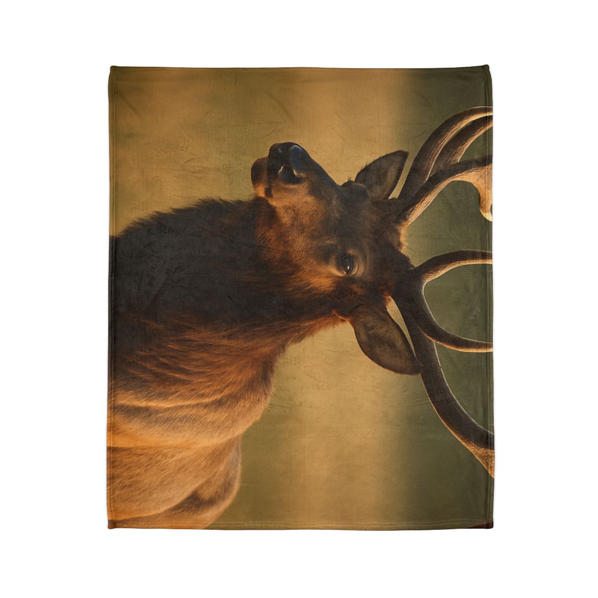 Antler Crown Mountain Elk warm winter blankets