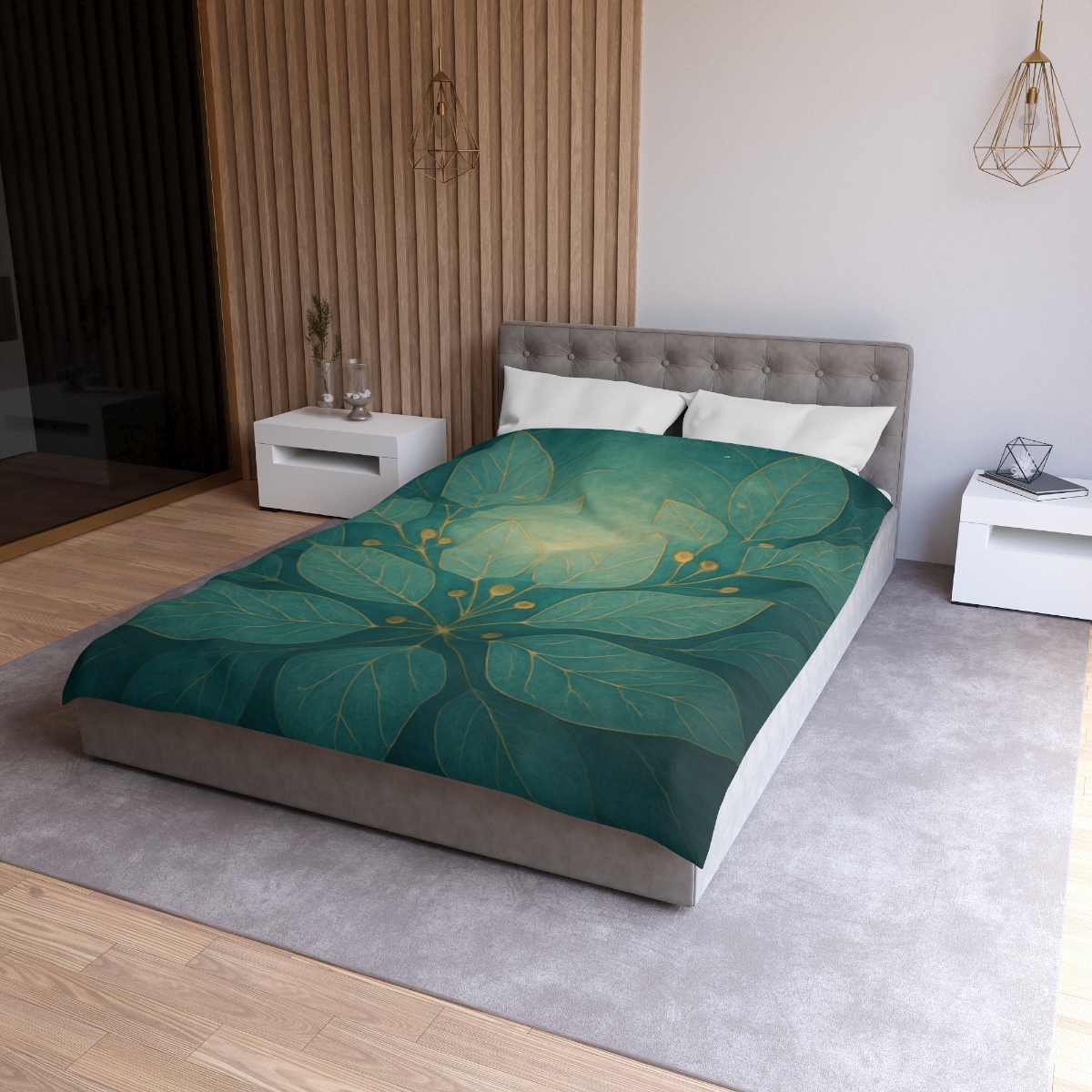 Petal Lattice Halo custom duvets