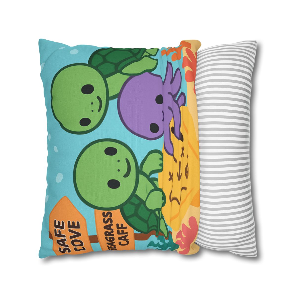 Coral Reef Map Makers comfortable bedding pillow covers