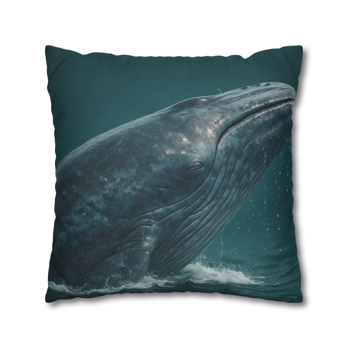 Ocean Song Blue Whale comfortable bedding pillow covers