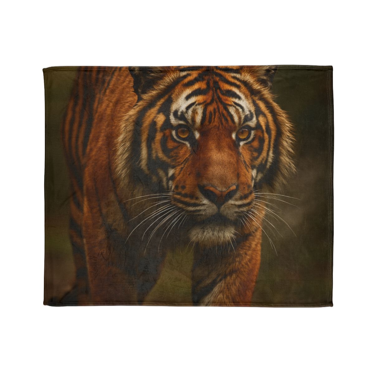Forest Stalker Bengal Tiger trendy patterned blankets