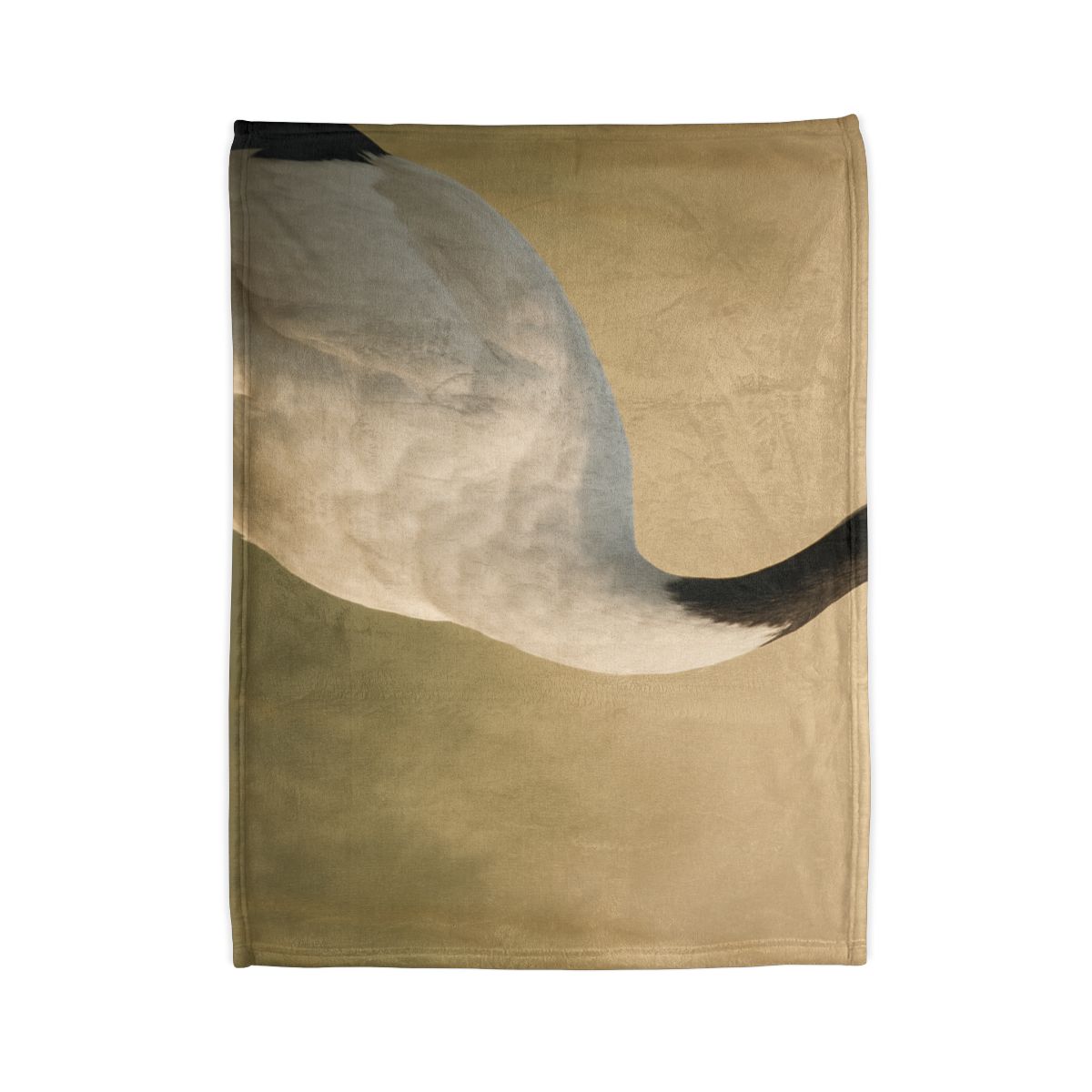 Quiet Halo Red Crowned Crane trendy patterned blankets