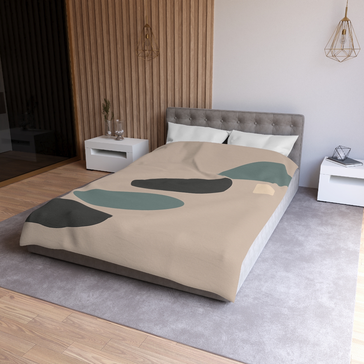 Staggered Ovals With Pause soft comforter duvets