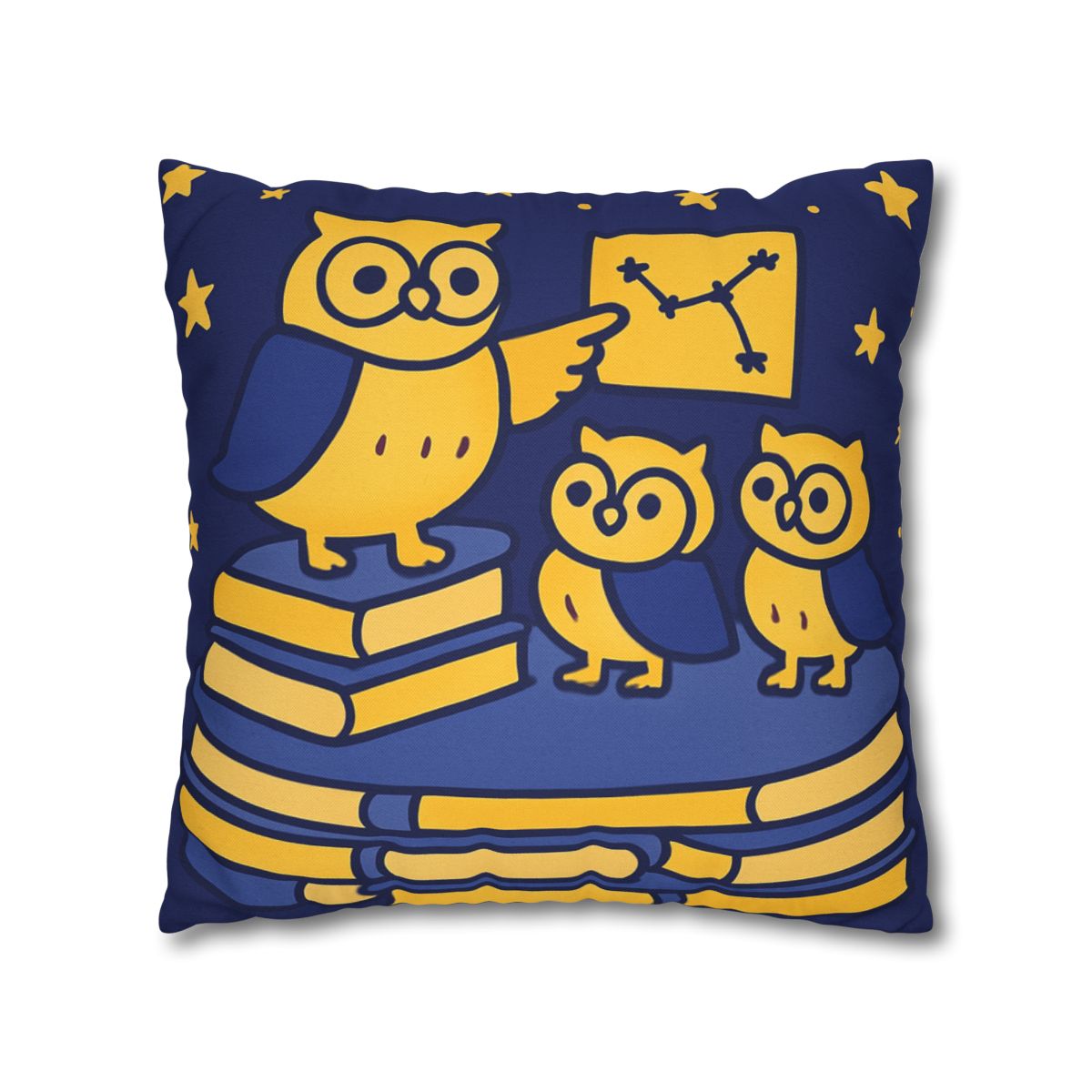 Starlight Library Run By Owls custom pillow cases