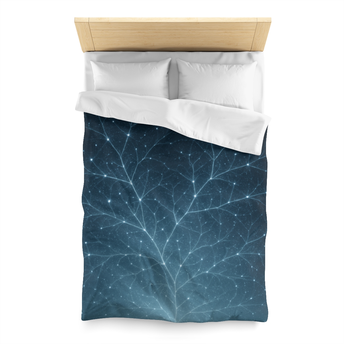 Starlit Fractal Canopy duvets for gifts