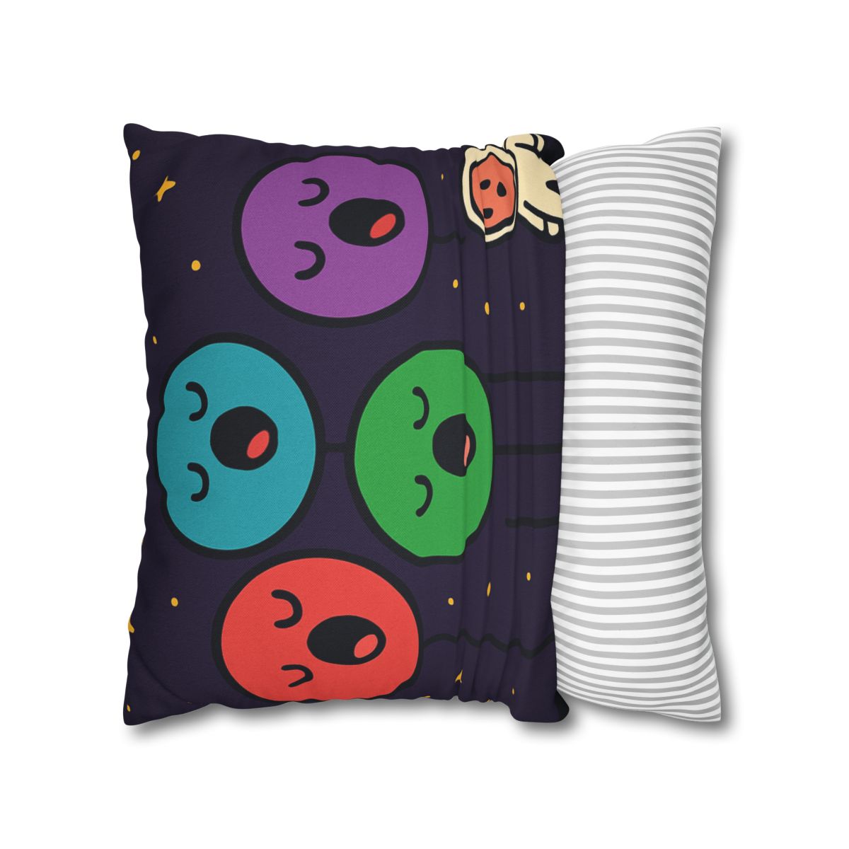 Galaxy Garden Of Singing Planets designer print pillow cases